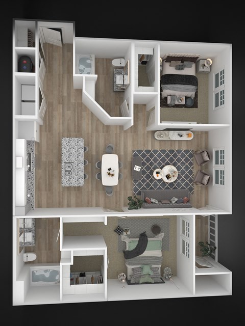 2600 S Blue Angel Parkway 1-3 Beds Apartment for Rent - Photo Gallery 56